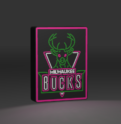 Bucks Special LED light box – custom 3D printed – Lit Layer Creations